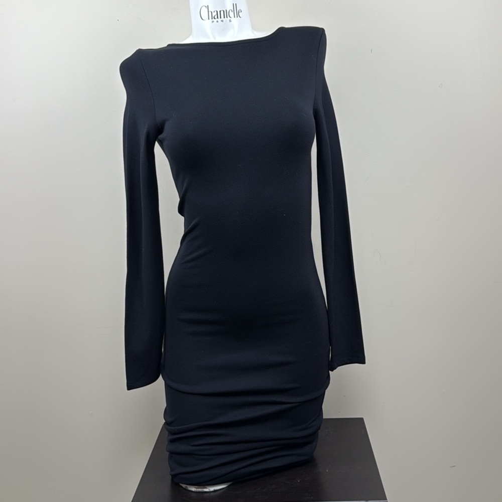 🎀Charli London black fitted midi dress small